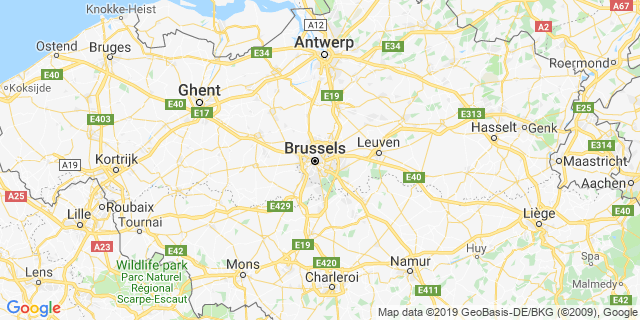 Localisation de Eco-Trail de Bruxelles® 26km