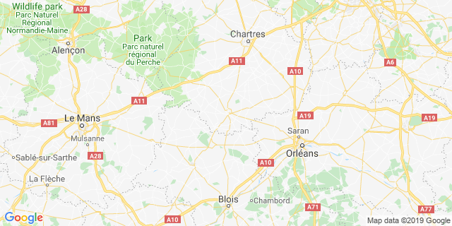 Localisation de 40ème courses pédestres de châteaudun