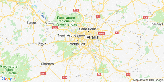 Localisation de Eco-Trail de Paris® - Marche Nordique 30km