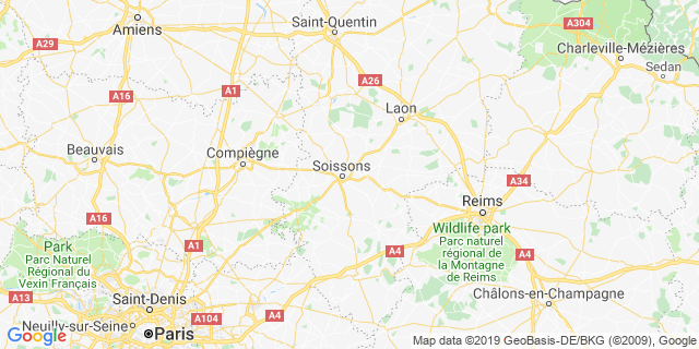 Localisation de Villeneuve saint germain