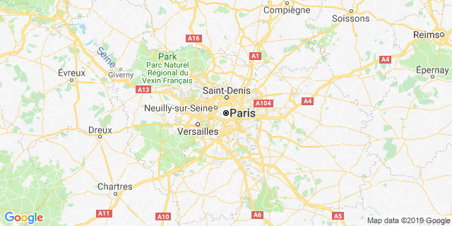 Localisation de Trail 80km Ecotrail de Paris