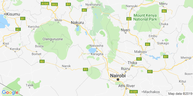 Localisation de Kimbia Kenya