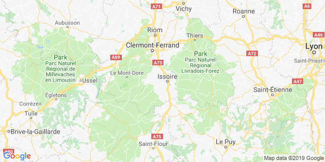 Localisation de La ronde d'issoire communauté