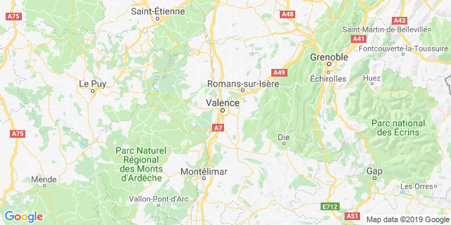 Localisation de 10km Vitaville Valence