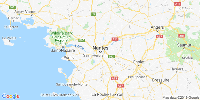 Localisation de Trail urbain nantais- 90ème tour de chantenay