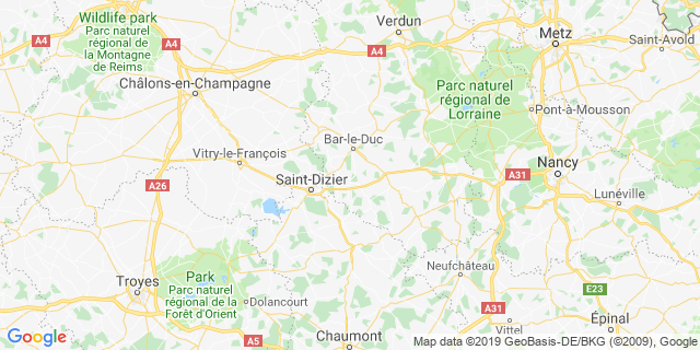Localisation de La bazincourtoise