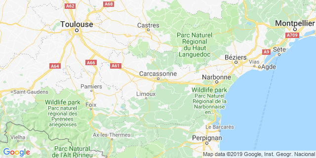 Localisation de Marathon de carcassonne pays cathare