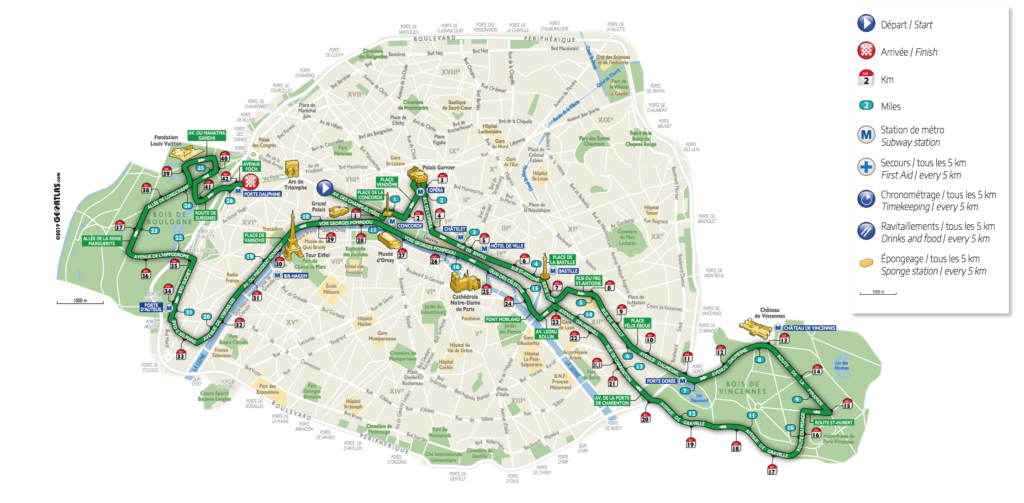 Marathon de Paris 2019 : Nouveau parcours