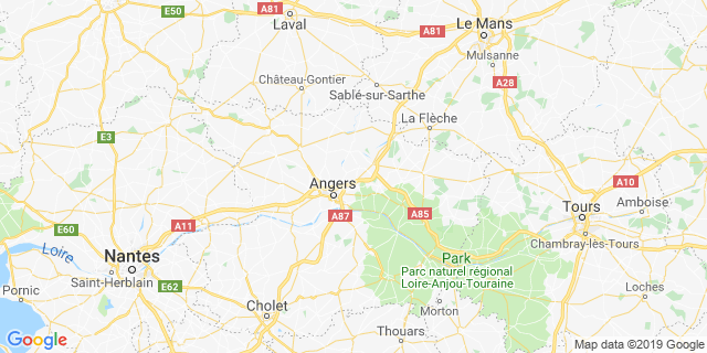 Localisation de Pellouailles angers