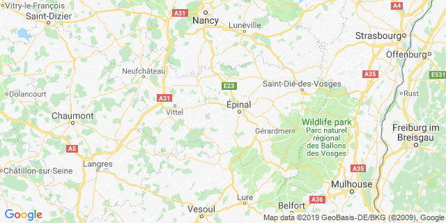 Localisation de 1ères Foulées de Bouzey
