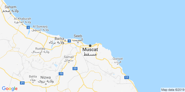 Localisation de Al Mouj Muscat Marathon