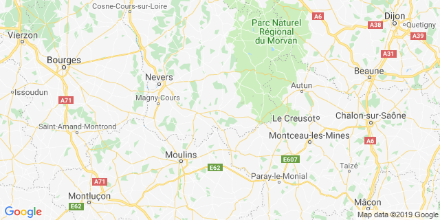 Localisation de Foulées cerçyçoises