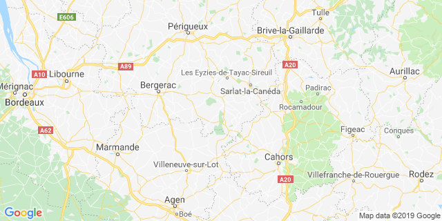 Localisation de 100 km de Belvès Périgord Noir
