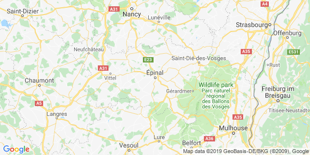 Localisation de TRAIL DES TERROIRS VOSGIENS