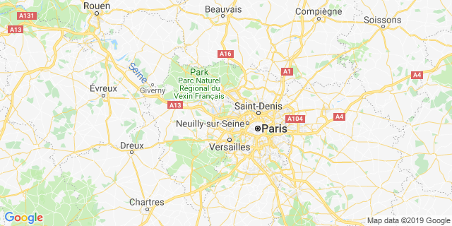 Localisation de Paris-saint germain la course