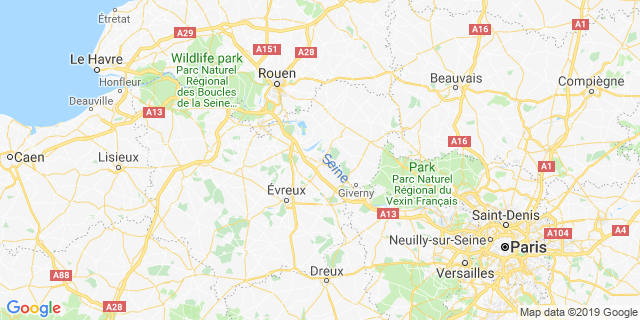 Localisation de Semi-Marathon et 5 Km Eure Madrie Seine