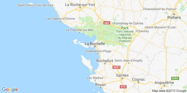 Localisation de Marathon de La Rochelle