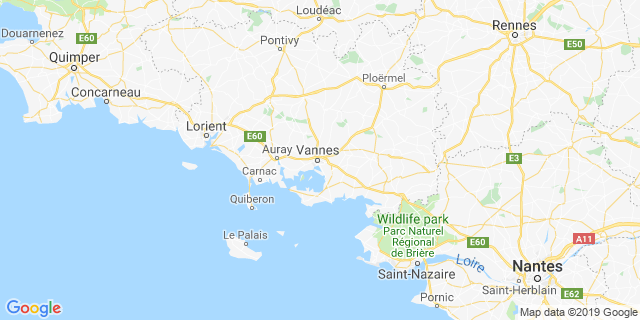 Localisation de Ultra Marin Raid Golfe du Morbihan