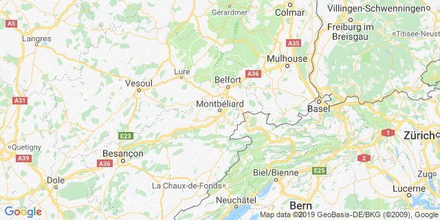 Localisation de  L'ASCAPTRAIL