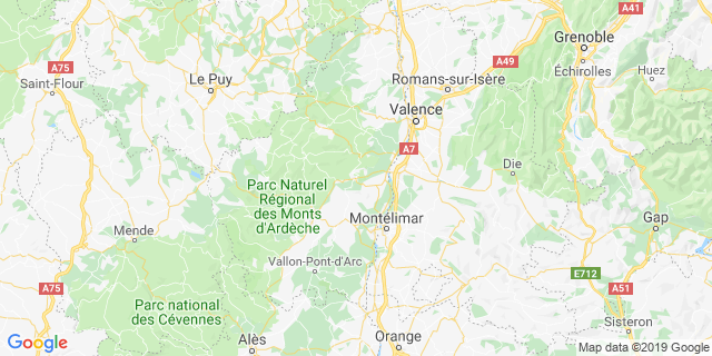 Localisation de 20 KM de PRIVAS
