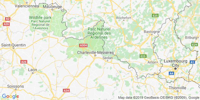 Localisation de Foulées des crayats