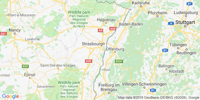 Localisation de Foulees de fegersheim