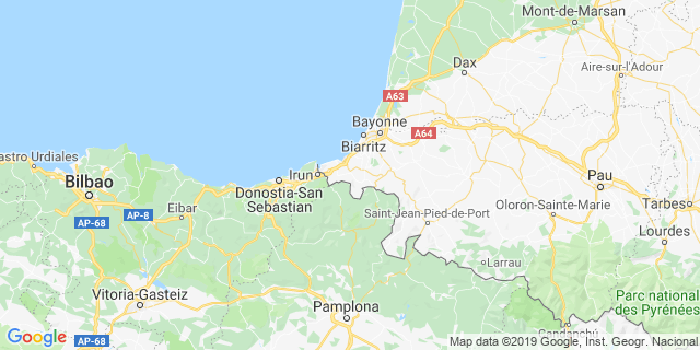 Localisation de Course de la rhune