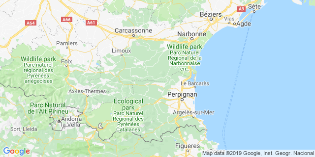 Localisation de Aude trails cathares 19 et 20 mai 2018