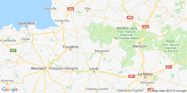 Localisation de Foulees breceennes