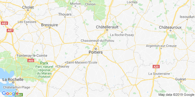 Localisation de Marathon Poitiers-Futuroscope