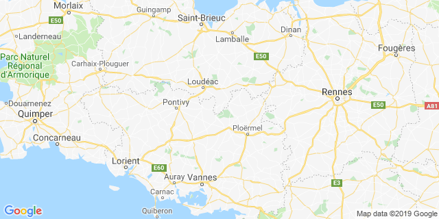 Localisation de La Virée au Domaine de Nounours