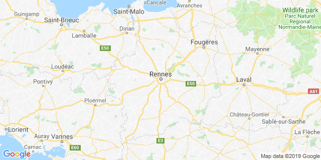 Localisation de TROPHEE SOHBI SPORT - TOUR PEDESTRE DE RENNES