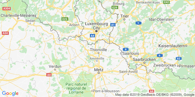 Localisation de 10Km d'Hettange