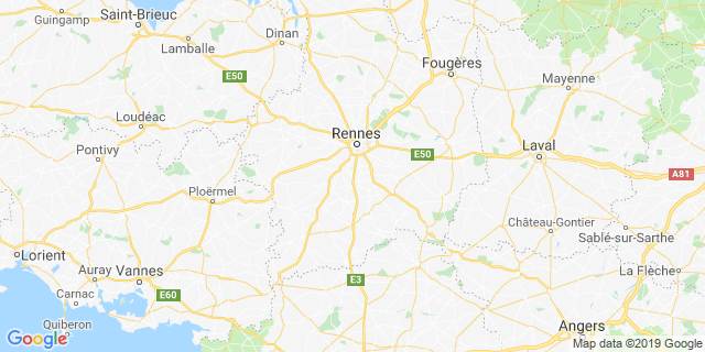 Localisation de Foulees pont-pean