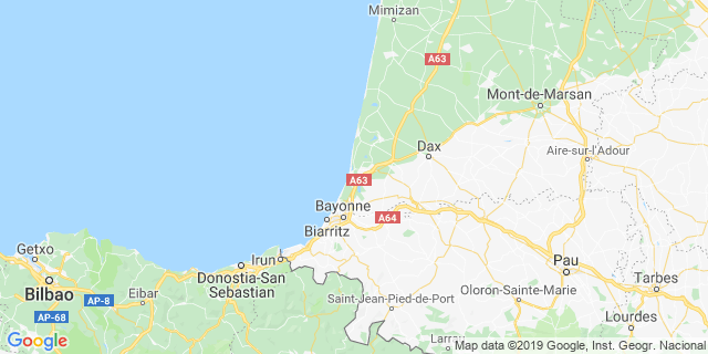 Localisation de Les 10 Miles des Ba&iuml;nes CAPBRETON/HOSSEGOR