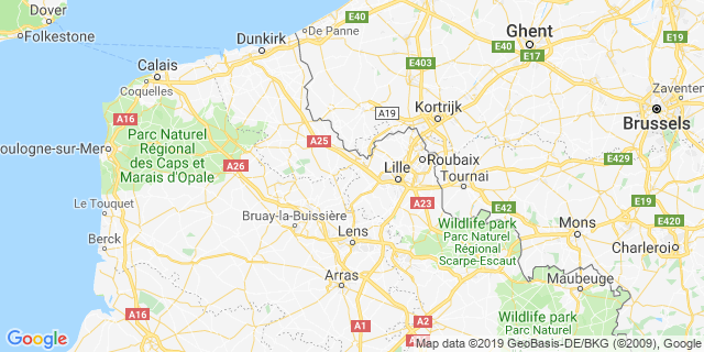 Localisation de Fleurbaix j'y cours