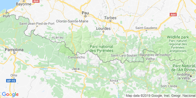 Localisation de Course des refuges