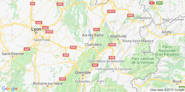 Localisation de Grand Chambéry Marathon