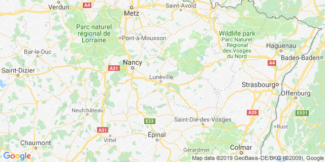 Localisation de Courses pedestres du 53° rt