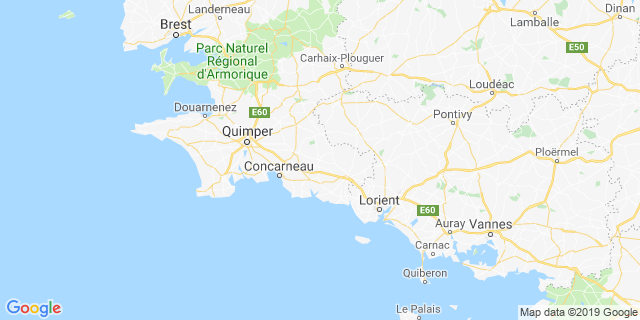 Localisation de Les Foulees De Bannalec Le Trevoux