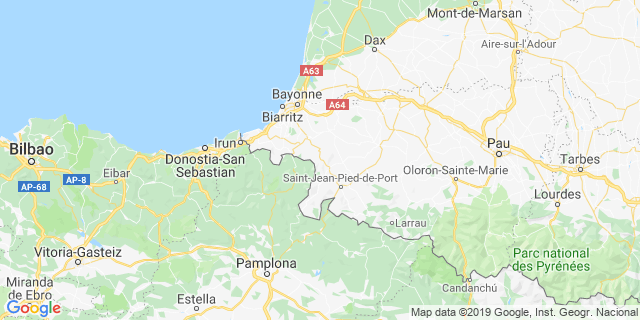 Localisation de Marathon du Pays Basque