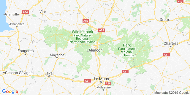 Localisation de ALENCON MEDAVY