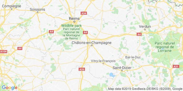 Localisation de Semi-marathon de Chalons