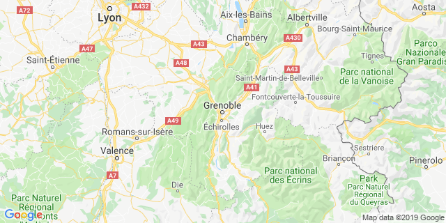 Localisation de 10km D&eacute;cathlon courir &agrave; Grenoble - La Grenobloise