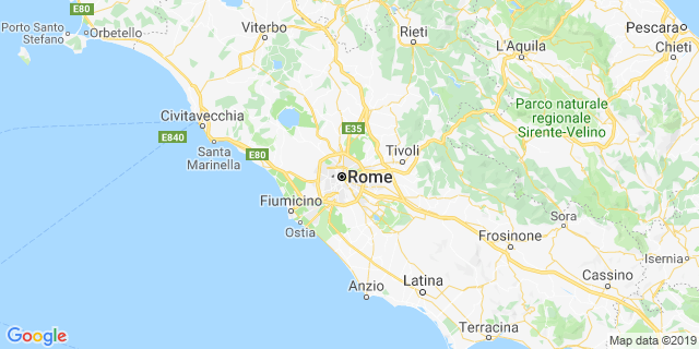 Localisation de Marathon de Rome