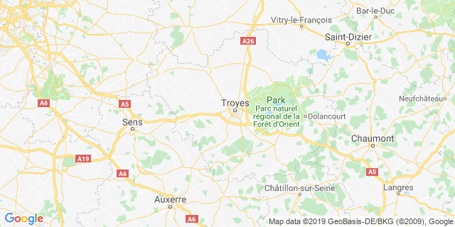 Localisation de 10 km de la riviere de corps