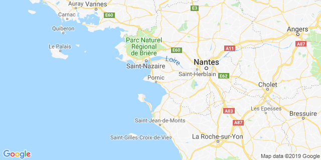 Localisation de Courir a pornic