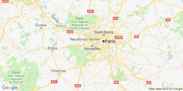 Localisation de Eco-Trail de Paris® - 50km
