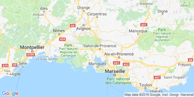 Localisation de Marathon de Salon de Provence