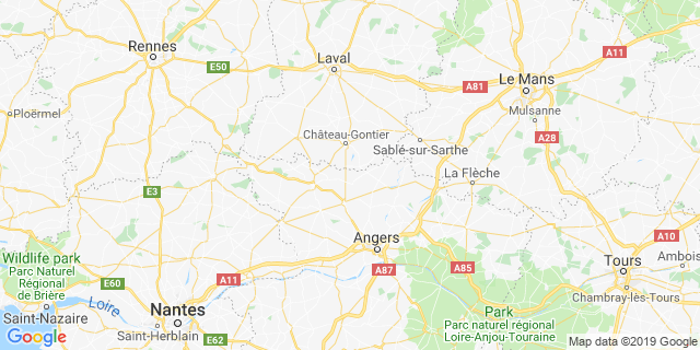 Localisation de TRAIL Haut Anjou